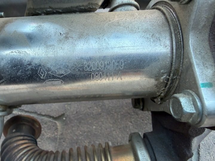 EGR РАДИАТОР EGR RENAULT DACIA 1.5 DCI 8200912059 8200836385 ОРИГИНАЛ, фото 3