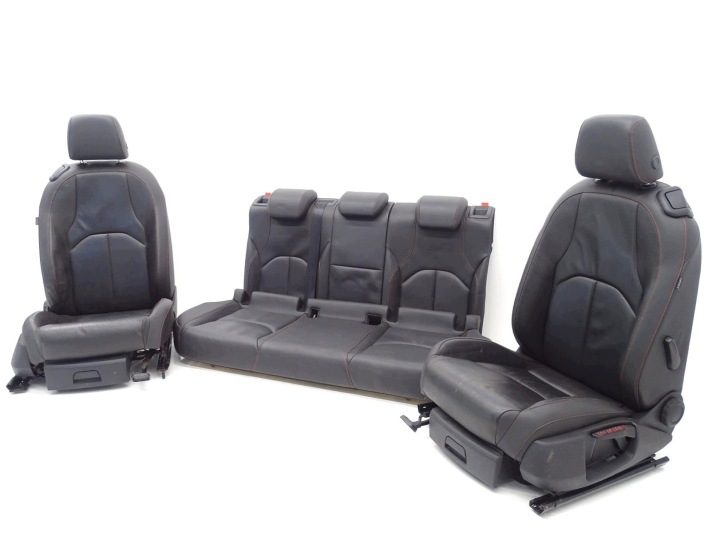 КОМПЛ. СИДЕНЬЯ ДИВАН ОБИВКА КОЖА + ОБШИВКИ SEAT LEON III 5F 3D FR С ПОДОГРЕВОМ, фото 2