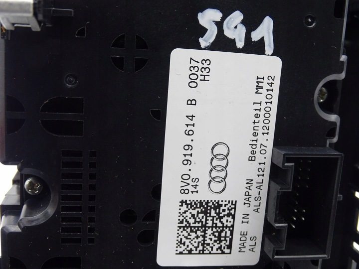 ПАНЕЛЬ УПРАВЛЕНИЯ МАГНИТОЛЫ MMI НАВИГАЦИЯ AUDI A3 8V 8V0919614B, фото 4