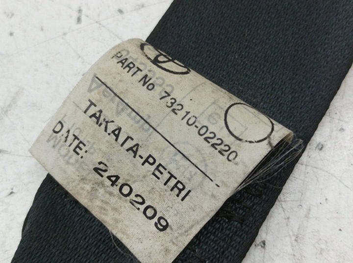 РЕМЕНЬ БЕЗОПАСНОСТИ ПРАВЫЙ ПЕРЕДНИЙ ПАССАЖИРА E15 Toyota Auris I (2006-2012), фото 3