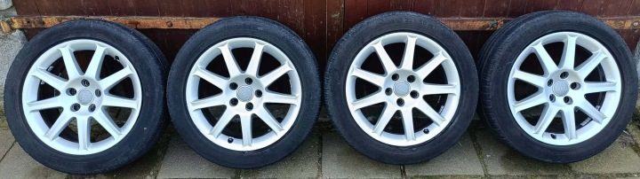 ДИСК КОЛЕСА АЛЮМИНИЕВЫЙ AUDI A6 C6 A4 B6 B7 17' ET45 5X112 4F0601025J, фото 1