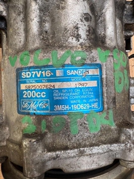 КОМПРЕССОР FORD/VOLVO V50 S40 C30 MONDEO MK4 2.0TDCI 3M5H-19D629-HE HC, фото 4