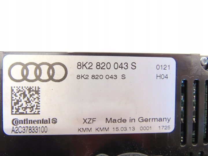 БЛОК УПРАВЛЕНИЯ КЛИМАТОМ AUDI A4 A5 Q5 8K2820043S, фото 4