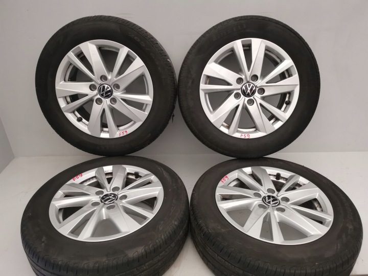 VOLKSWAGEN TOURAN VW КОЛЕСА ДИСКИ ЛИТЫЕ ДИСКИ ШИНЫ ЛЕТО 205/60R16, фото 1