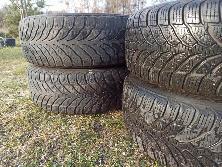 Литые диски 5x112 Skoda Octavia Audi VW Golf 5 Seat Leon шины зимние, фото 8
