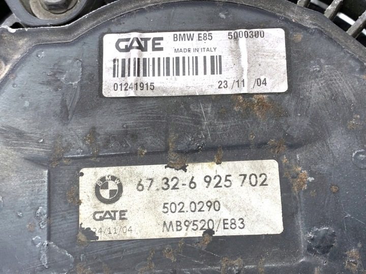 ВЕНТИЛЯТОР КОНДИЦИОНЕРА BMW E83 6925702 2.0 150 л.с. ВНЕДОРОЖНИК 03-11, фото 4