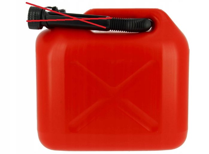 Канистра Cartec 506021 на топливо красное 10 L, фото 2