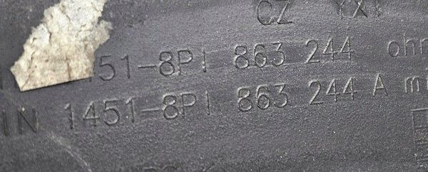 Центральный тоннель с Siatką Schowkiem Audi A3 8P рестайлинг 2 DIN 8P1863244A, фото 4