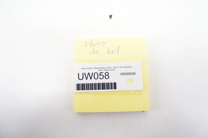 UW058 Volvo XC40 T3 Ключ Для Колес 31381637, фото 4