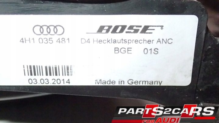 Audi A8 S8 динамик Bosse 4H1035481, фото 15