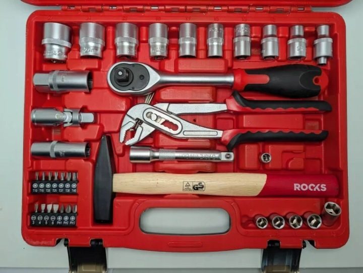 Комплект инструментальный 1/2", universal 56 запчасти, фото 4