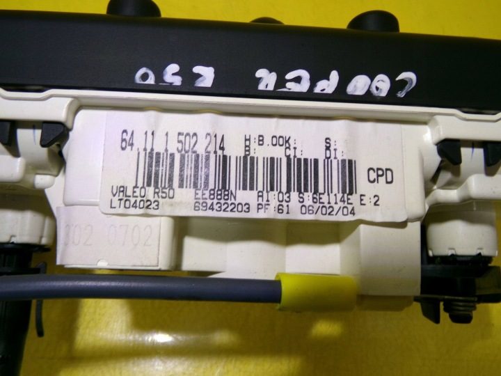 Панель управления обдува кондиционера Mini One - Cooper R50 69432203 NR55, фото 6