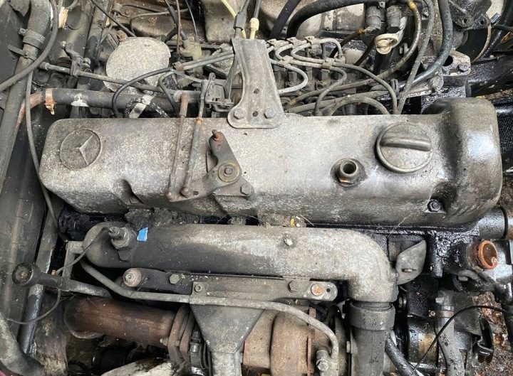 ДВИГАТЕЛЬ OM617 617910 MERCEDES W115 W123 3.0 дизель лонгблок состояние, фото 1