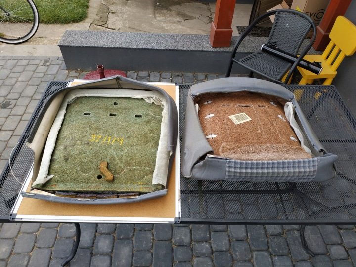 Ткань сиденье переднее правое обивка Mercedes 124 W124, фото 8