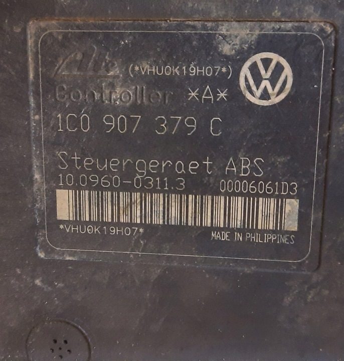 Насос ABS Seat Leon Golf 4 1.6 1C0907379C, фото 2