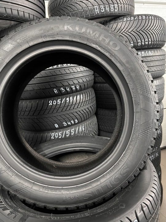 Шина всесезонная Kumho Solus HA31 205/55R16 91 H сцепление на снегу (3PMSF), фото 8