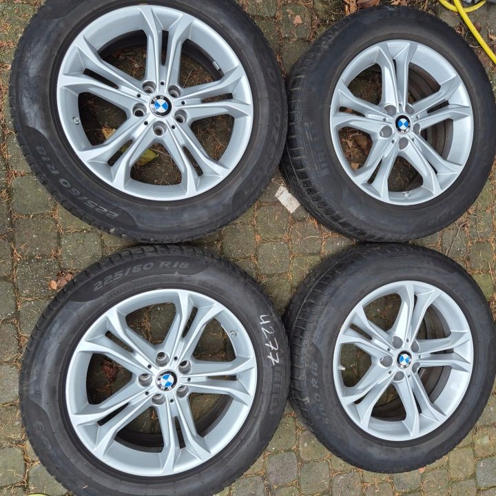 ЗИМА КОЛЕСА ОРИГИНАЛ BMW X3 G01 X4 G02 225/60 R18 ШИНЫ 2021 г., фото 1