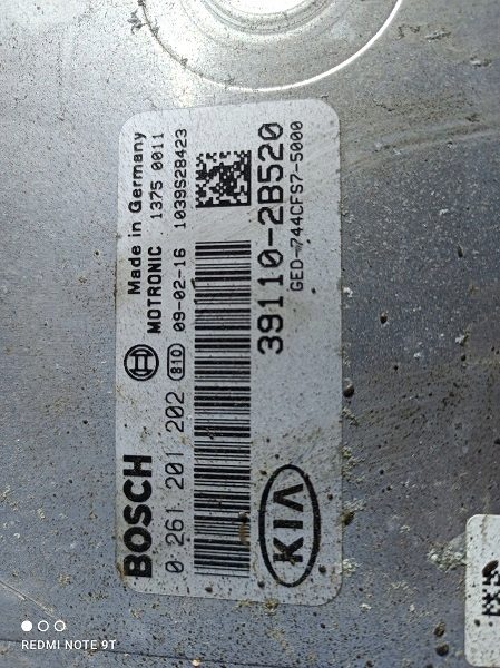 Streownik ЭБУ двигателя Kia Ceed Hyundai 1,4 1,6 бензин 39110-2B520, фото 3
