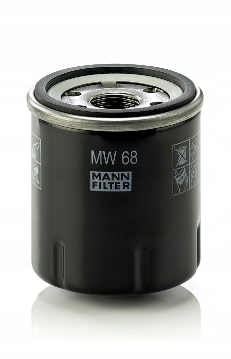 Mann-Filter MW 68 Фильтр масляный, фото 4