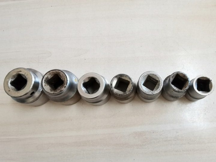 Набор головок 1/2" 6-kątnych 18-30mm GERMANY, фото 3