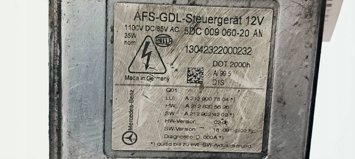 ПРЕОБРАЗОВАТЕЛЬ A2129007804 MERCEDES-BENZ W212 E350, фото 2
