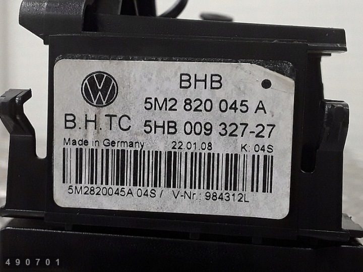 2008 Audi TT Модуль управления кондиционером 5m2820045a 2000 бензин, фото 5