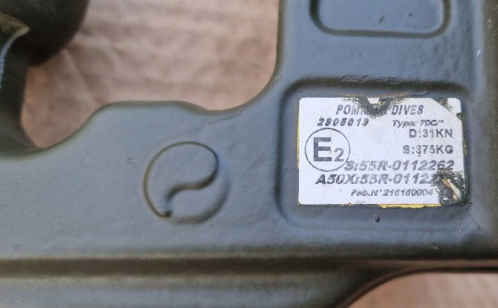 ГАЗ 69 67 51 63 УАЗ 469 452 Willys Jeep крюк вилочный Kulowy на 2 болта, фото 5