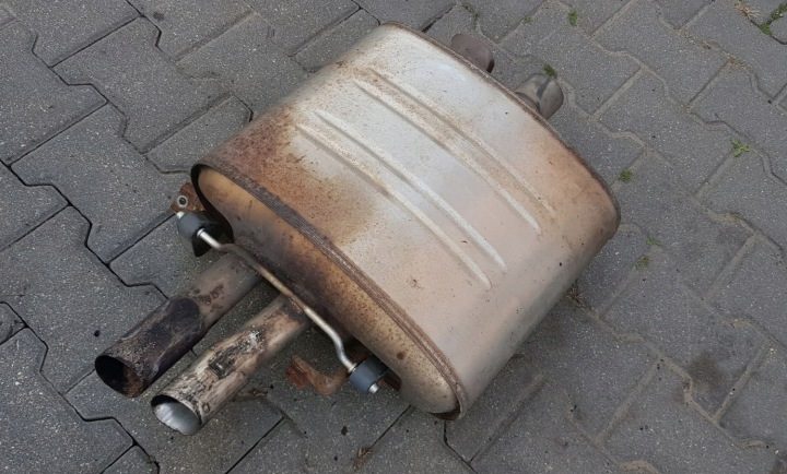 BMW 5 E60 E61 525D 2.5 3.0 дизель 530D ГЛУШИТЕЛЬ ЗАДНИЙ 7798512 2130708, фото 7