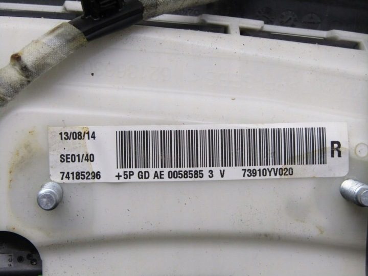 ПОДУШКА БЕЗОПАСНОСТИ СИДЕНЬЯ ПРАВАЯ ПЕРЕДНЯЯ PEUGEOT 108 AYGO C1 II 74185296, фото 3