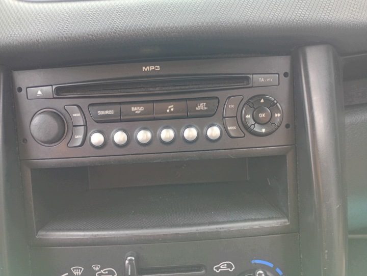 МАГНИТОЛА ОРИГИНАЛЬНАЯ CD brakuje Peugeot 207 SW 06-13, фото 4