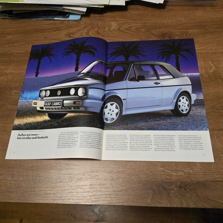 VW Volkswagen Golf I Mk 1 Golf Кабриолет и Quartett 1989, фото 3