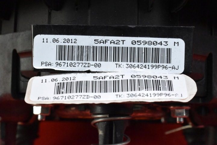 ПОДУШКА БЕЗОПАСНОСТИ ВОЗДУШНАЯ ВОДИТЕЛЯ 96710277ZD-00 CITROEN C3 12-16, фото 11