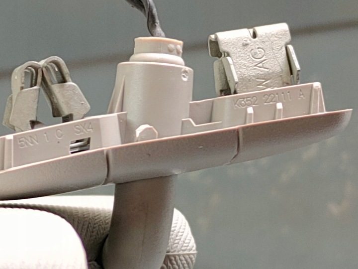 VW TIGUAN ALLSPACE СОЛНЦЕЗАЩИТНЫЙ КОЗЫРЕК ЛЕВЫЙ 5NN857551C SX4, фото 6