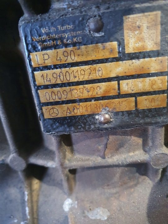 КОМПРЕССОР ВОЗДУХА MERCEDES ACTROS MP4 VOITH A0011306215, фото 1