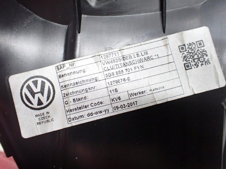 ОБШИВКА ДИВАНА ЛЕВАЯ ЗАДНЯЯ 3G9885701 VW PASSAT B8 УНИВЕРСАЛ 17 г., фото 4