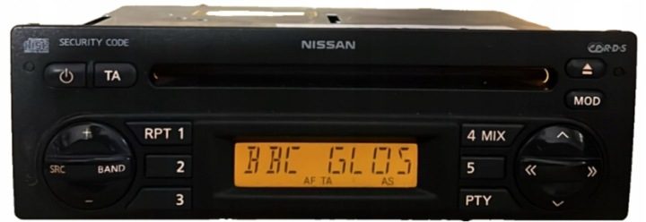 МАГНИТОЛА ШТАТНАЯ CD ЧЕЙНДЖЕР NISSAN NOTE E11 7645389318 КОД, фото 1