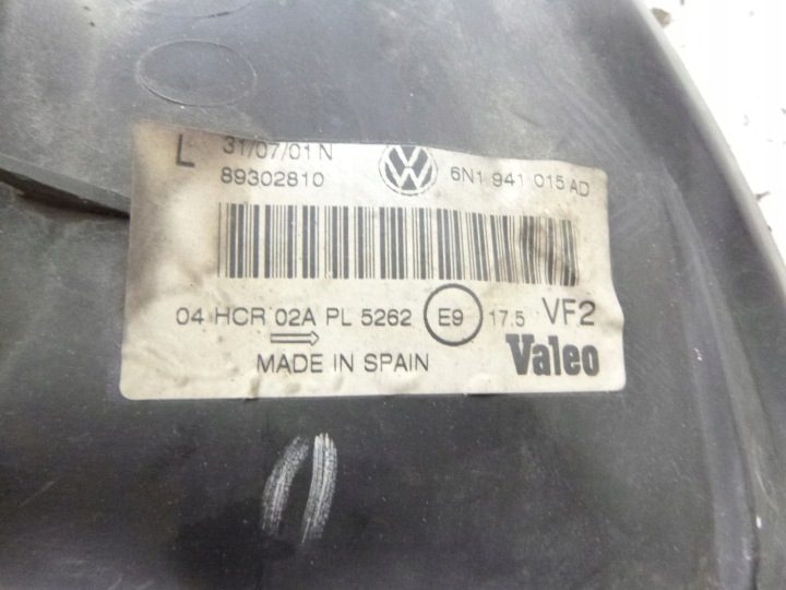 Фара передняя VW Volkswagen Polo 6N2 Рестайлинг 2000 г., фото 7