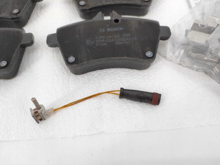 19537J5 BOSCH КОЛОДКИ ТОРМОЗНЫЕ ПЕРЕДНИЕ MERCEDES W169 1.5/2.0D 2004-2012, фото 6