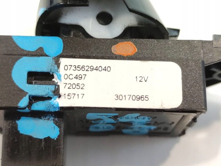Fiat 500 кнопка стеклоподъемника 07356294040, фото 12