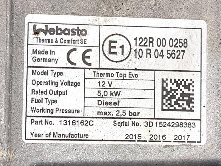 WEBASTO BMW F34 2296566 Хэтчбек 2.0, фото 5