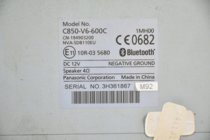 МАГНИТОЛА CD НАВИГАЦИЯ MAZDA 3 II BL C850-V6-600C, фото 7