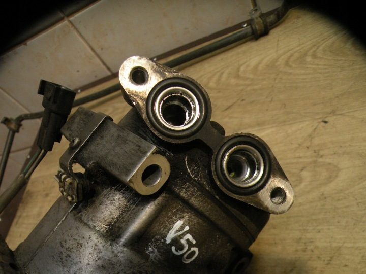 Компрессор кондиционера Volvo C30, S40, V50, 1.6D, '06-; SD7V16-1840, фото 4