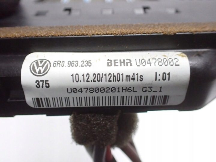 ОТОПИТЕЛЬ ЭЛЕКТРИЧЕСКИЙ НАГРЕВАТЕЛЬ ЕВРОПА 6R0963235 SEAT IBIZA IV 6J 11 г., фото 4