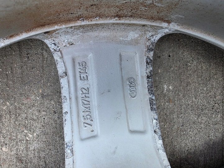 4× Литой диск Audi OE A3 A4 A5 A6 A7 Q5 7.5" x 17" 5x112 ET 45, фото 9