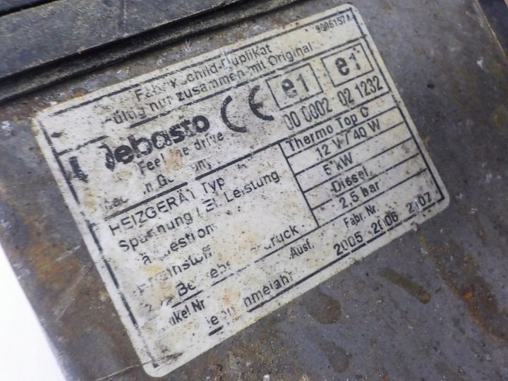 RANGE ROVER VOUGE L322 АВТОНОМНЫЙ ОТОПИТЕЛЬ WEBASTO 6900120 65849E, фото 3