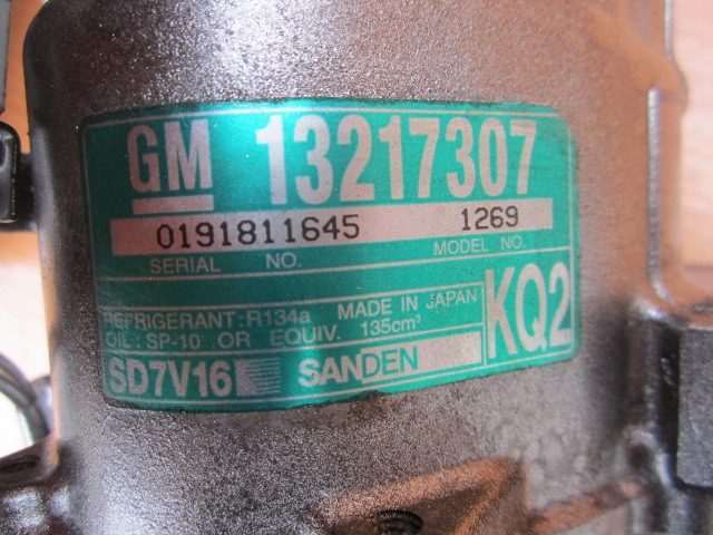 OPEL VECTRA C SIGNUM 1.6 1.8 КОМПРЕССОР КОНДИЦИОНЕРА 13217307 KQ2, фото 5