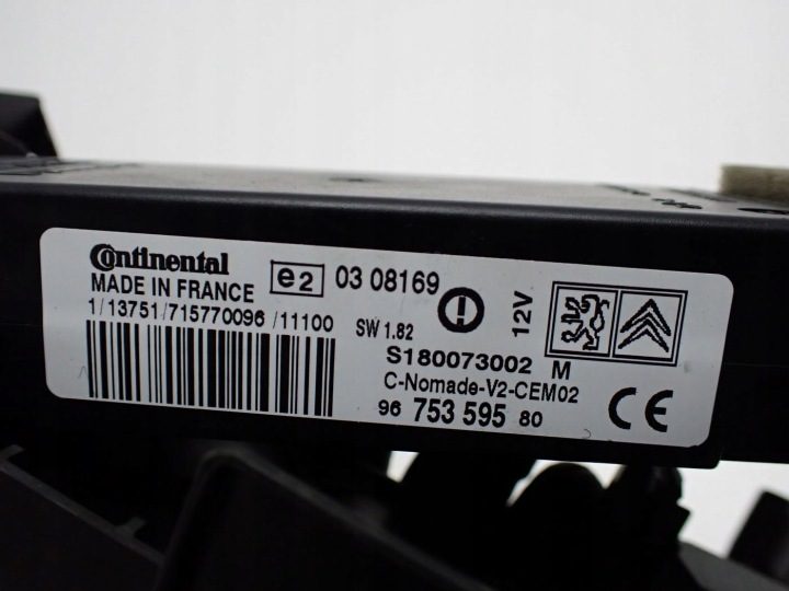 БЛОК УПРАВЛЕНИЯ КОМФОРТА 9823058380 PEUGEOT 308 I T7 11 г., фото 4