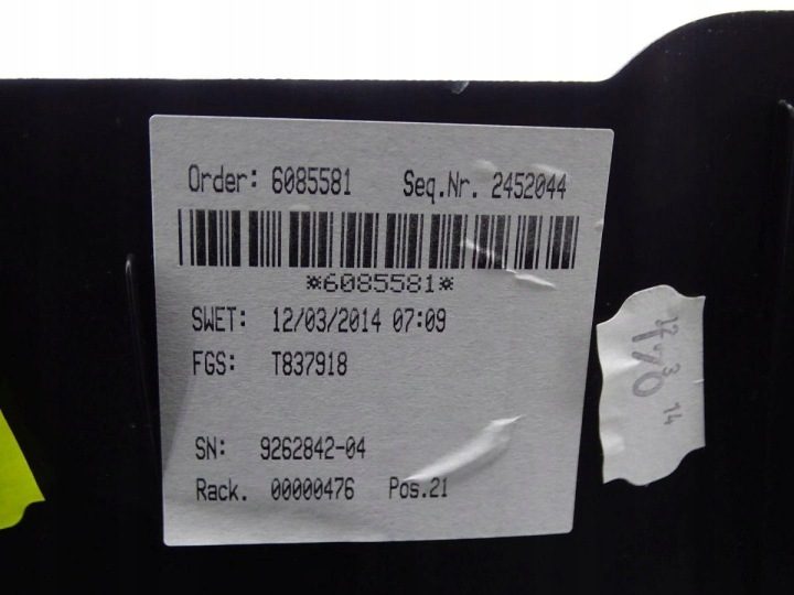 MINI ONE COOPER F55 13-24 ЦЕНТРАЛЬНЫЙ ТОННЕЛЬ ЕВРОПА 9266622 9262842, фото 7