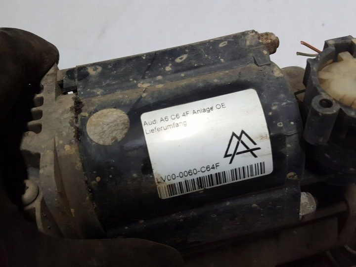 Audi A6 C6 4F рестайлинг 08-11r Allroad компрессор пневмоподвески, фото 4