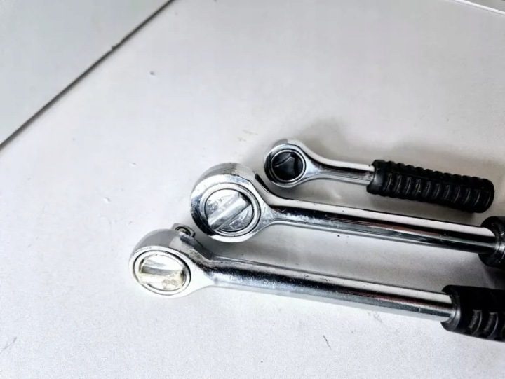 Комплект торцевых головок с трещоткой AMIO 1/4" 4-13mm 11 шт., фото 4